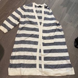 Talbots Ling Striped Cardigan 1XP